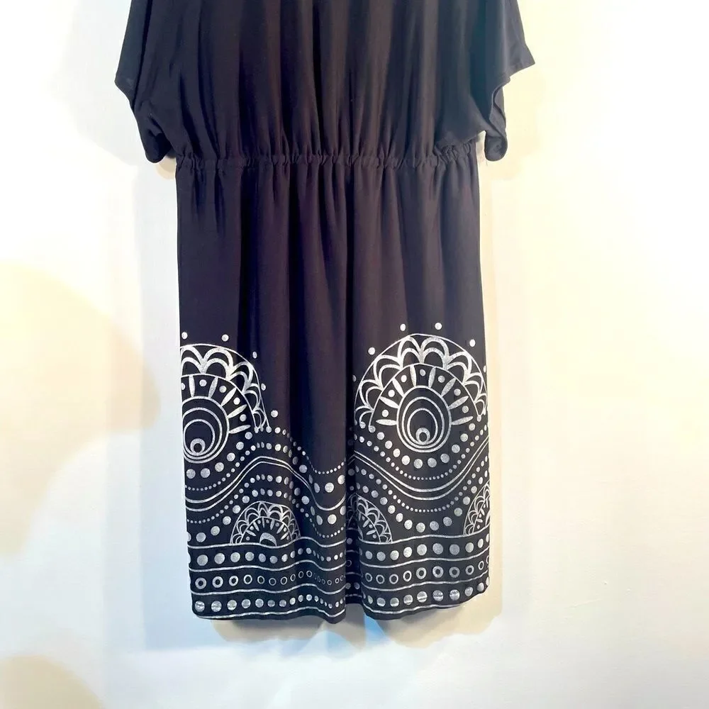BLACK SWIM COVER UP BY SWIMSUITS  FOR ALL SIZE 14-16